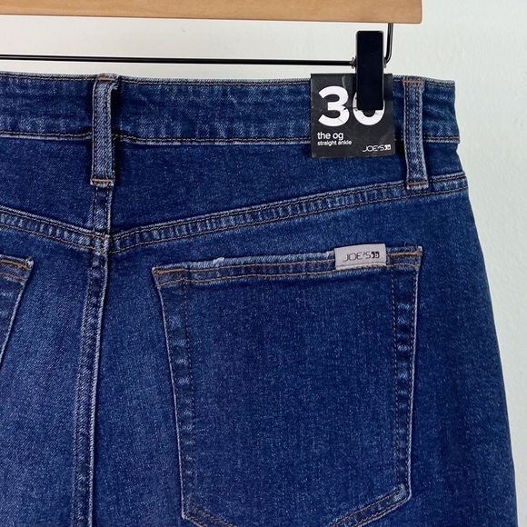 NEW Joes Jeans The OG Straight Ankle High Rise Jeans Dark Blue - Picture 9 of 9